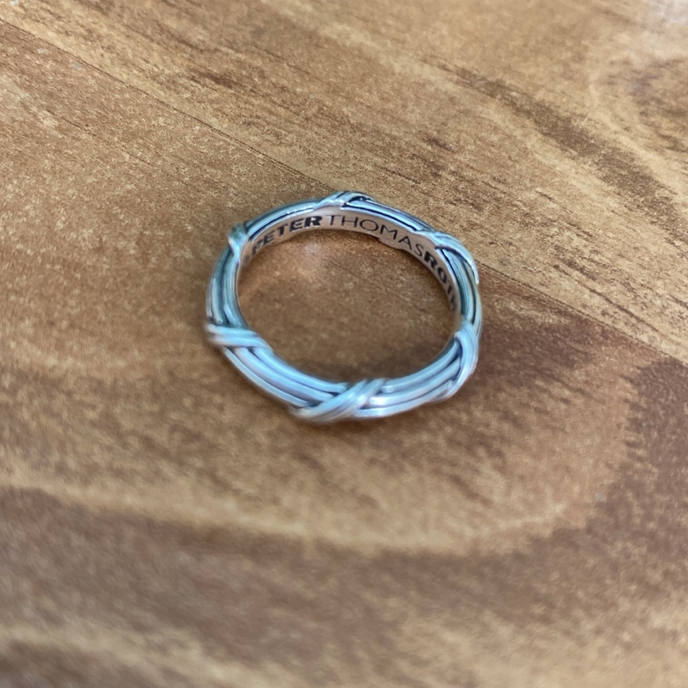 Sterling silver Peter Thomas Roth ring